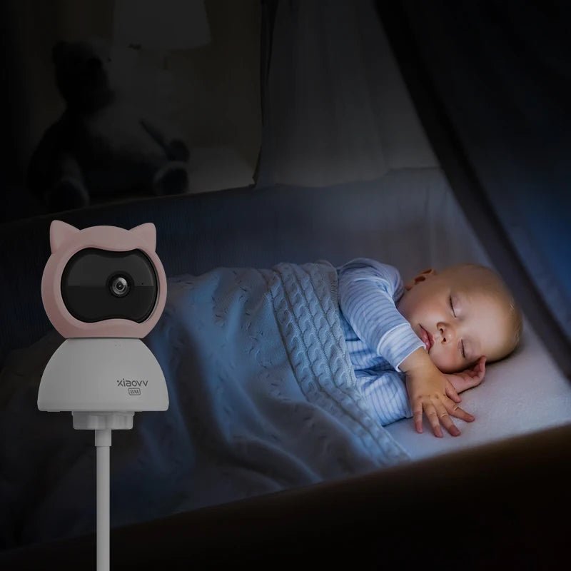 XIAOVV 4MP Baby Monitor Wifi Indoor Two-Way Audio Motion Detection Night Vision Security Protection Surveillance Camera - thewrightstore